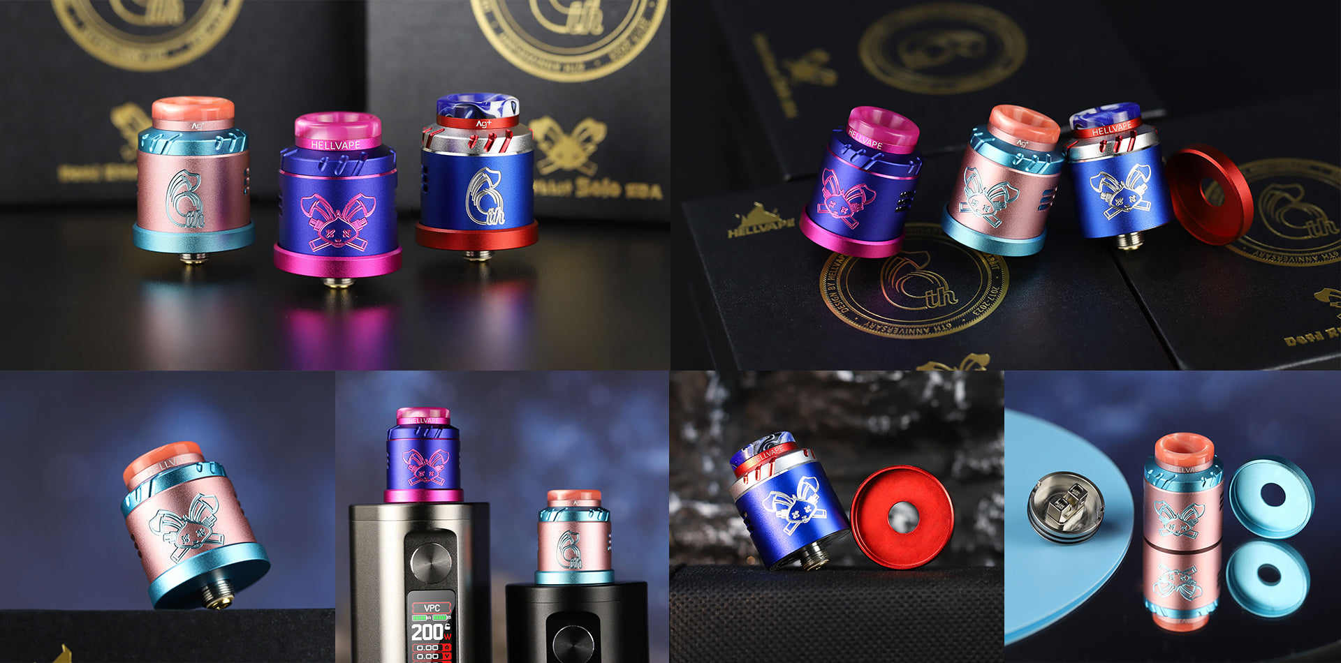 Hell Vape: Dead Rabbit Solo RDA 6th Anniversary Edition