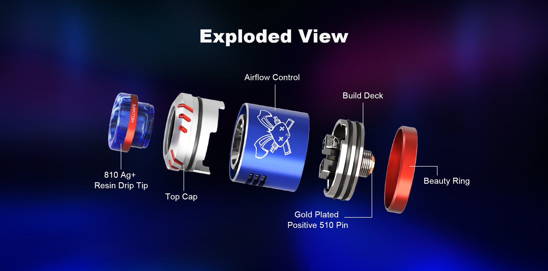 Hell Vape: Dead Rabbit Solo RDA 6th Anniversary Edition