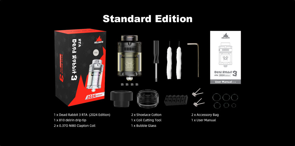 Hell Vape: Dead Rabbit 3 RTA 2024 Edition