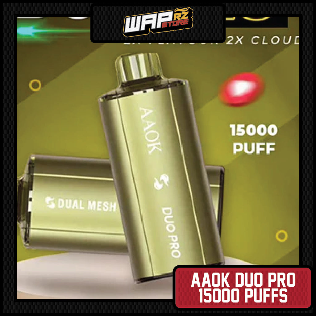 AAOK: Duo Pro 15000 Puffs Disposable Pod