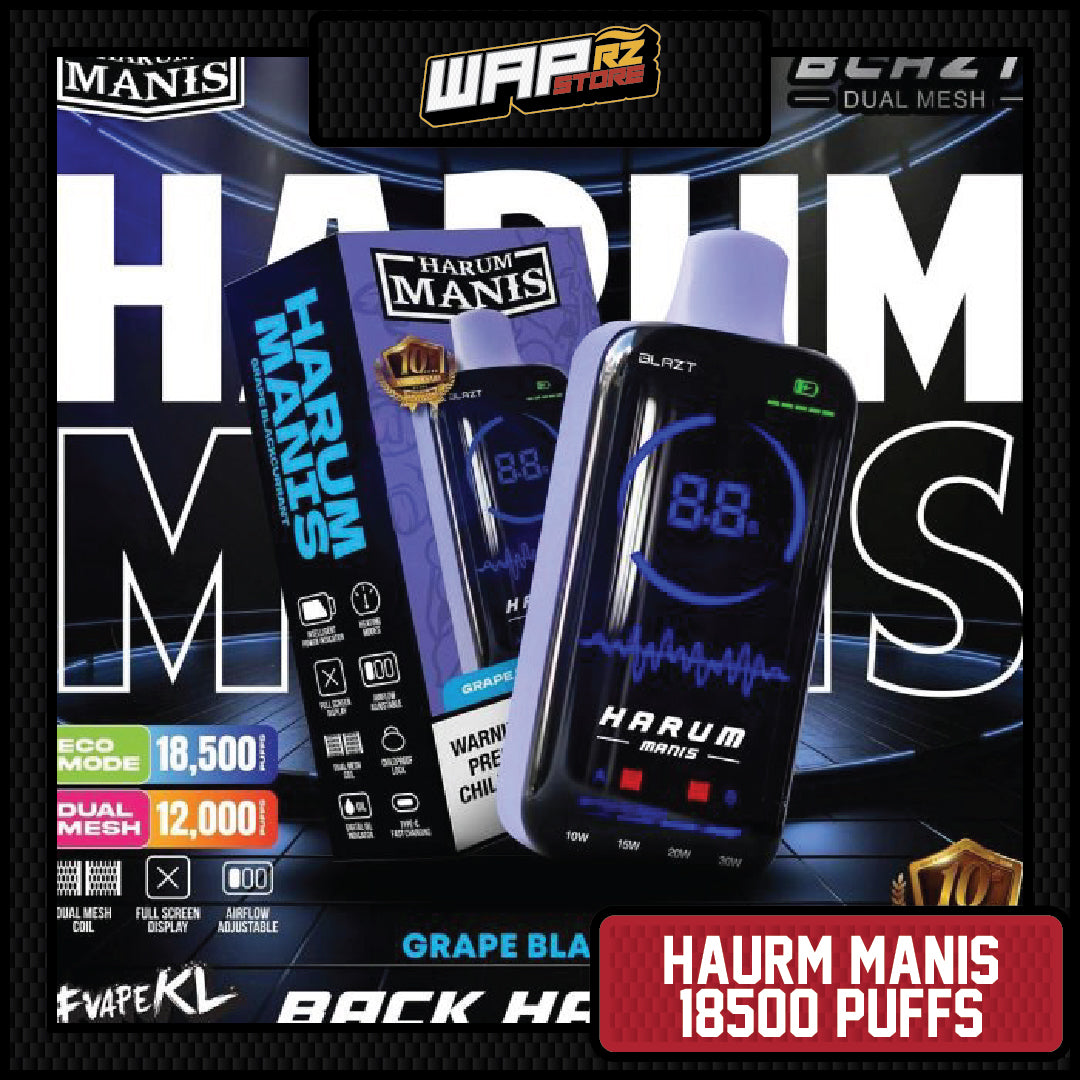 Harum Manis: Blatz 18500 Puffs Disposable Pod