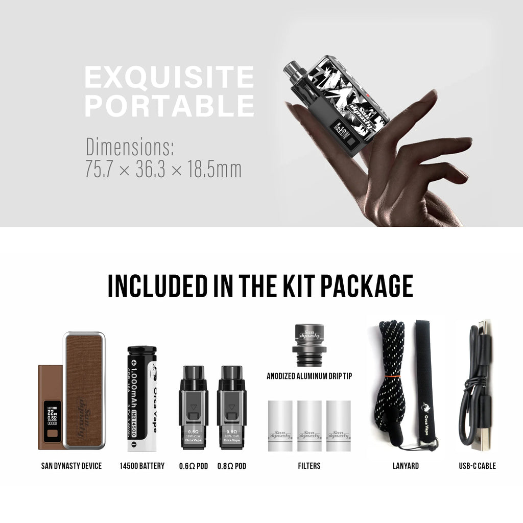 Gerobak Vapor x Orca Vape: San Dynasty Starter Kit