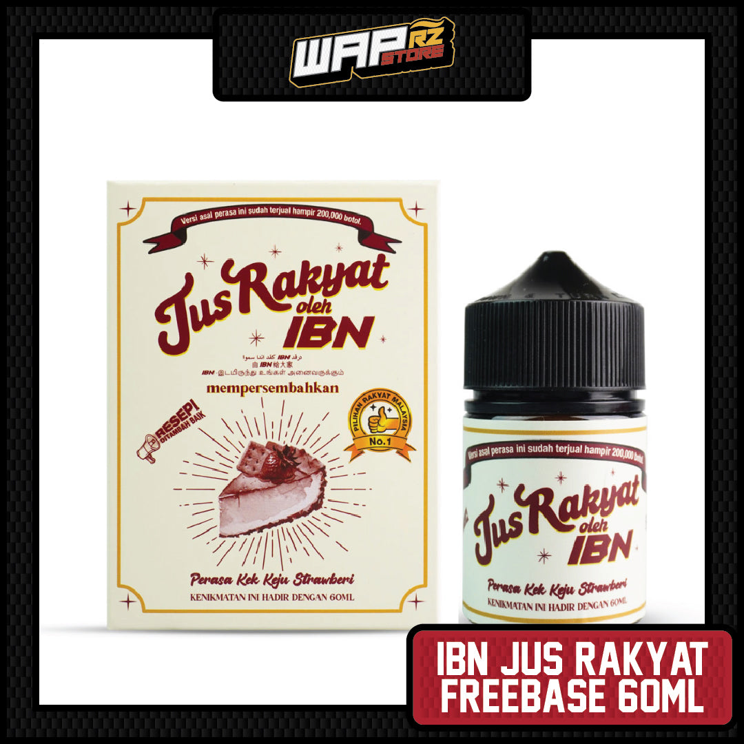 IBN: Jus Rakyat Kek Keju Strawberi 60ml