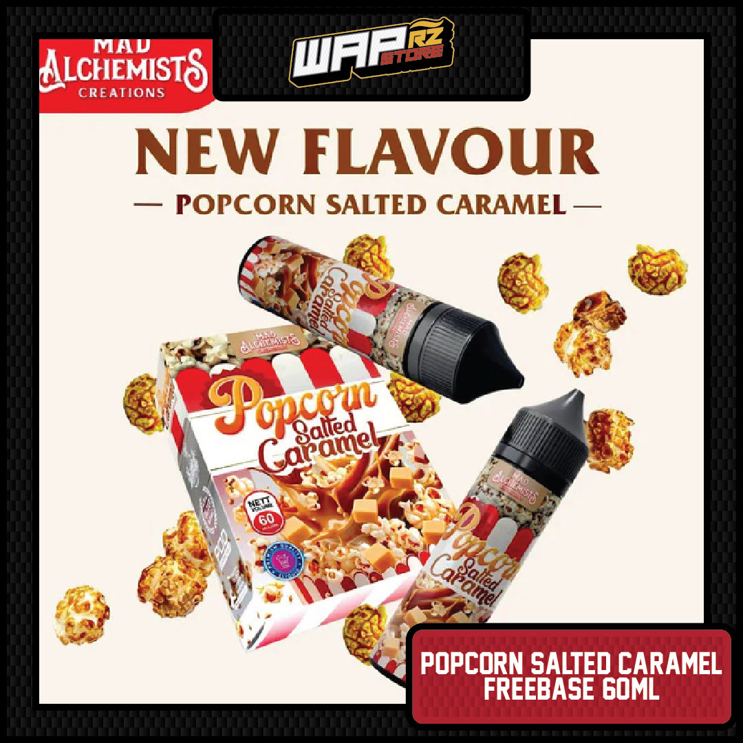 ELiquids: Mad Alchemist Creations Popcorn Salted Caramel 60ml
