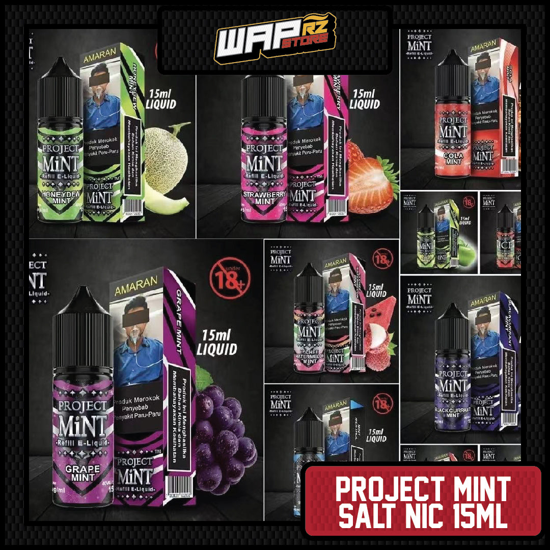 Eliquids: Project Mint 15ml