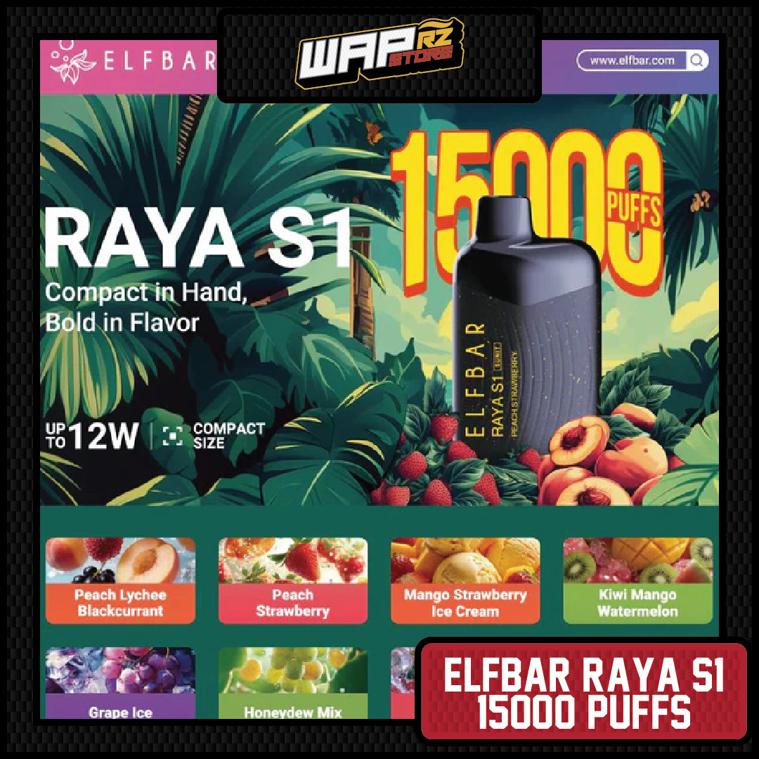 ElfBar: Raya S1 15000 Puffs Disposable Pod