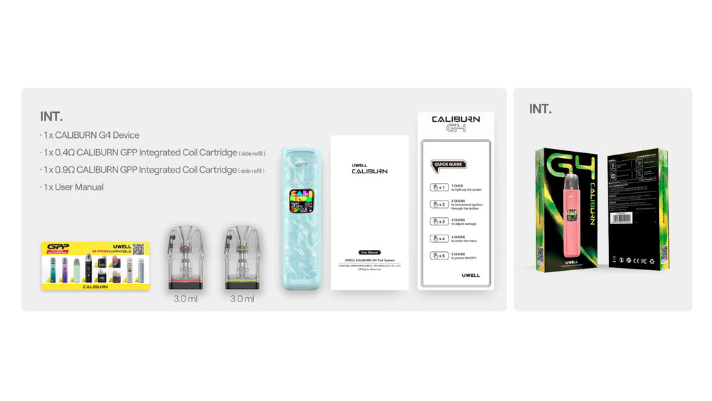 Uwell: Caliburn G4 Starter Kit