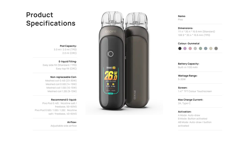 Aspire: Pixo Starter Kit