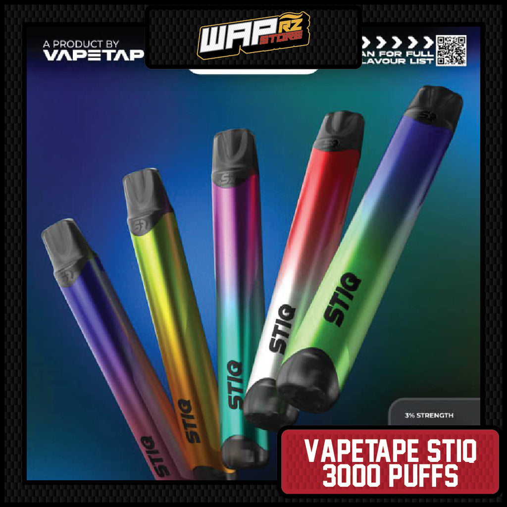 ASDF: VapeTape Stiq 3000 Puffs Disposable Pod