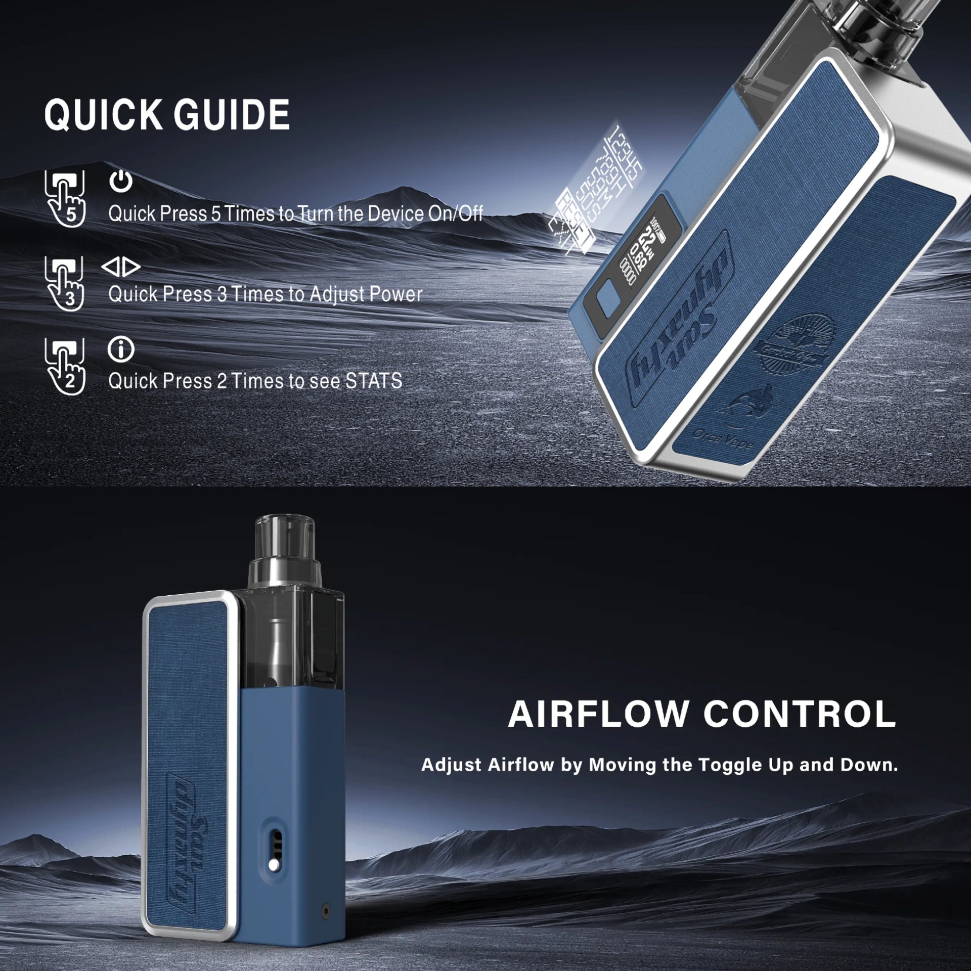 Gerobak Vapor x Orca Vape: San Dynasty Starter Kit